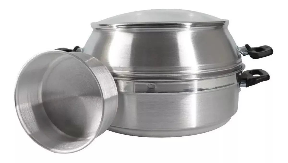Olla Horno Mágico Alpro Vaporera Tapa Con Visor