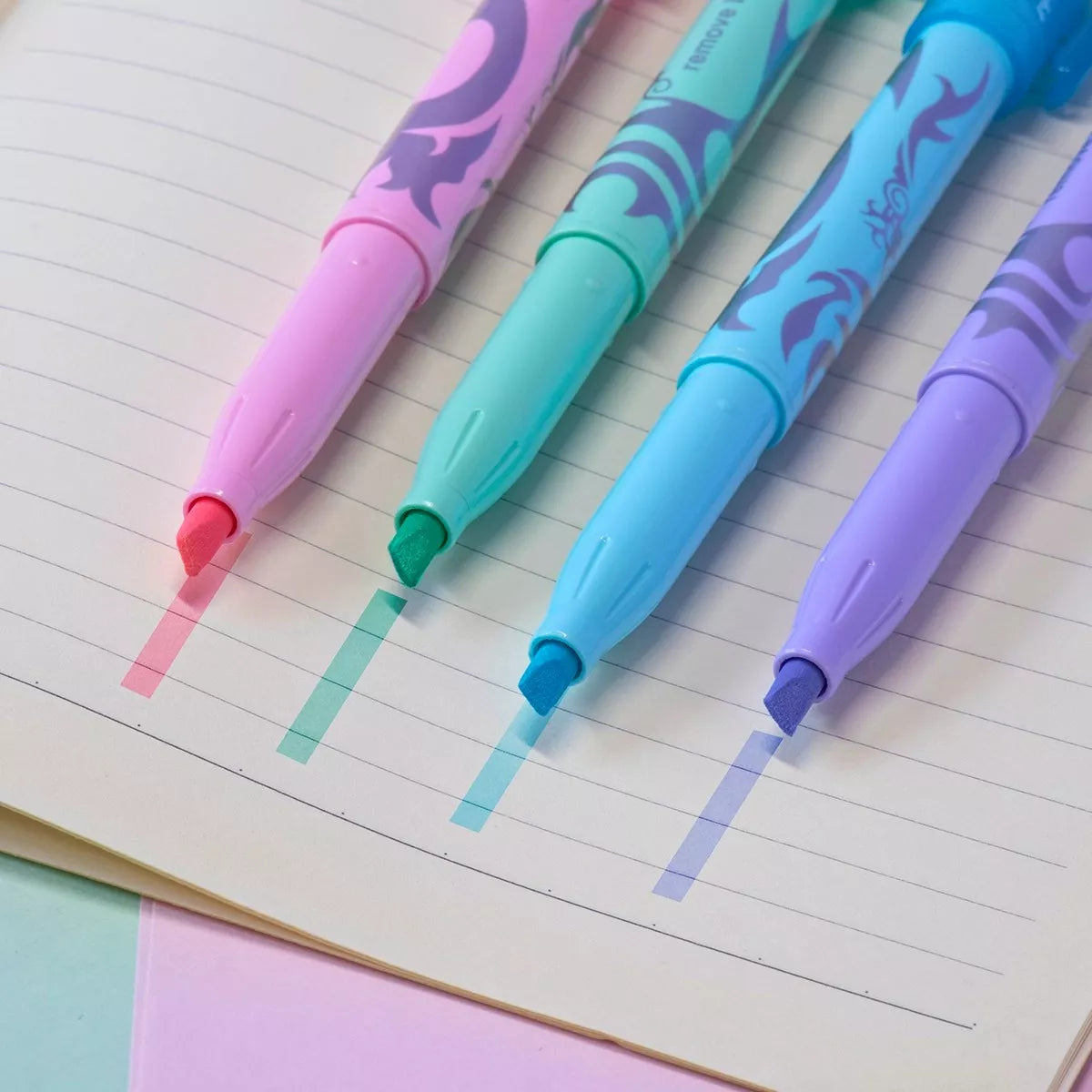 5 Marcador Borrable Pilot Frixion Light Pastel Punta Cincel