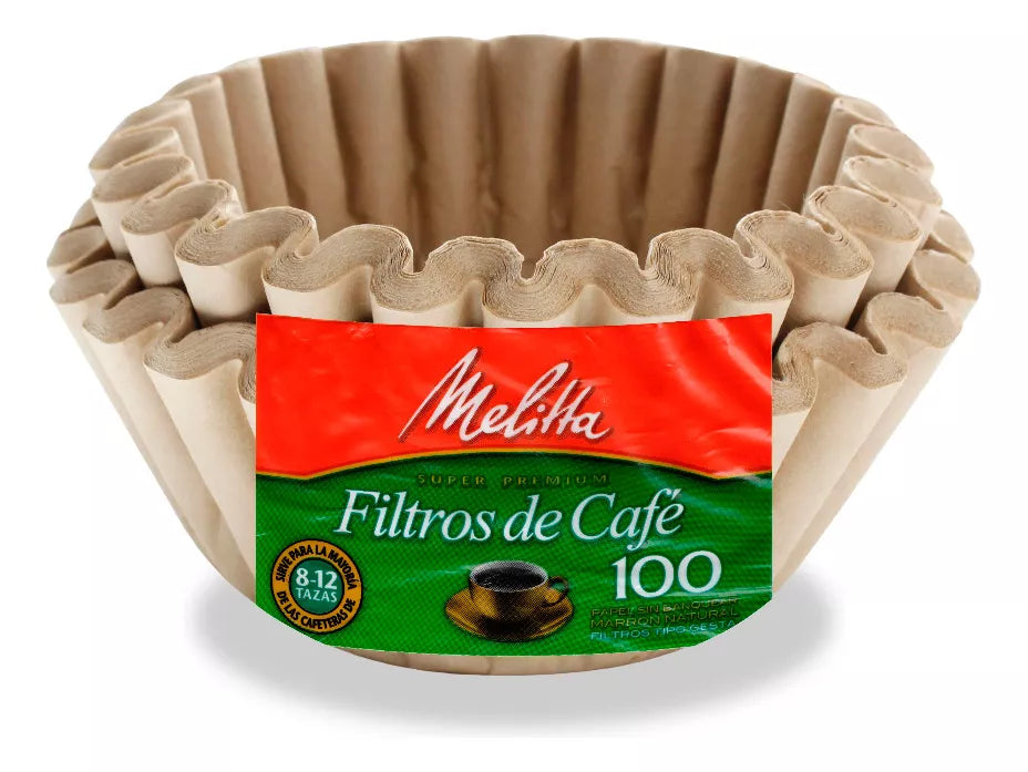 100 filtros para cáfe cesta ecológico Melitta Hanseatik