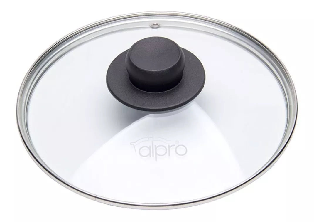 Tapa Cristal Templado Alpro Valvula Salida Vapor Cocina 26cm