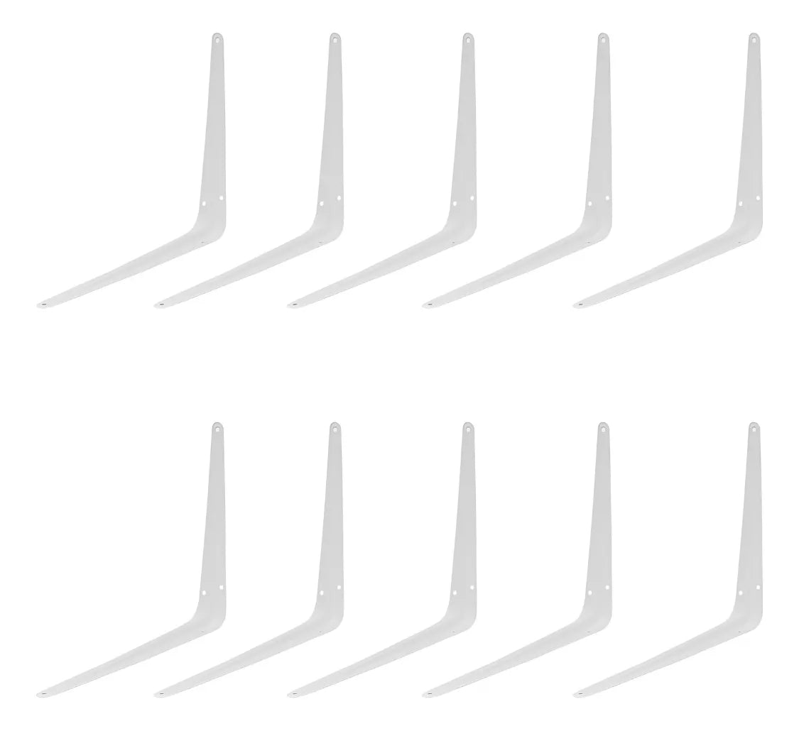 10 Mensulas Acero 10 X 12 Cm Repisas Dogotuls Elegir Color