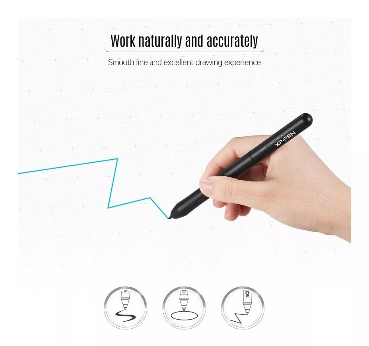 Lápiz Pasivo Sin Batería Pn01 Tableta Digitalizadora Xp-pen