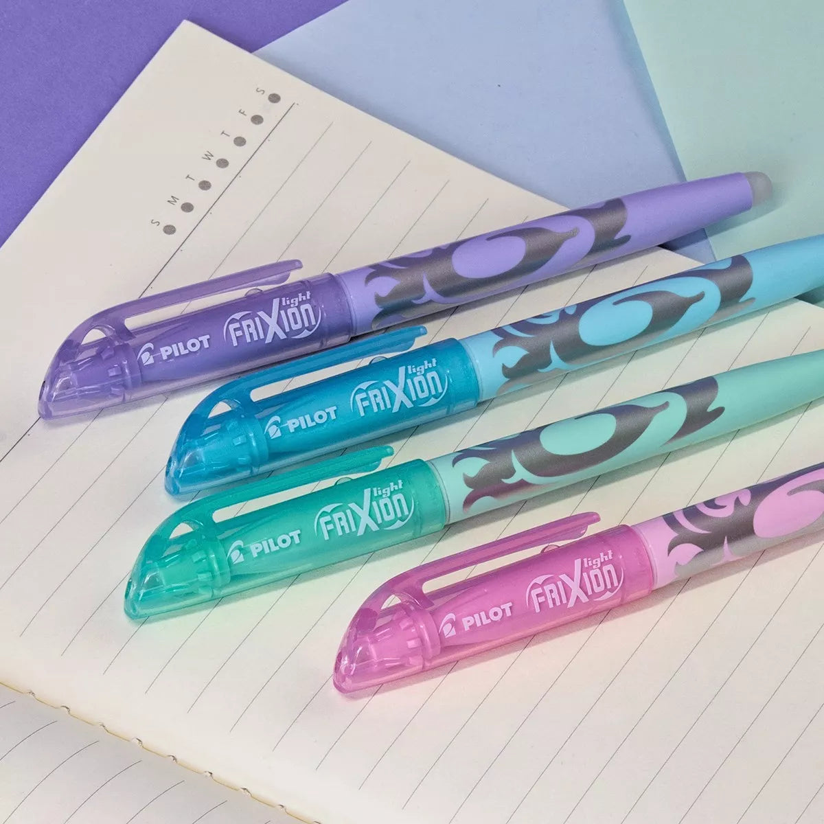 5 Marcador Borrable Pilot Frixion Light Pastel Punta Cincel