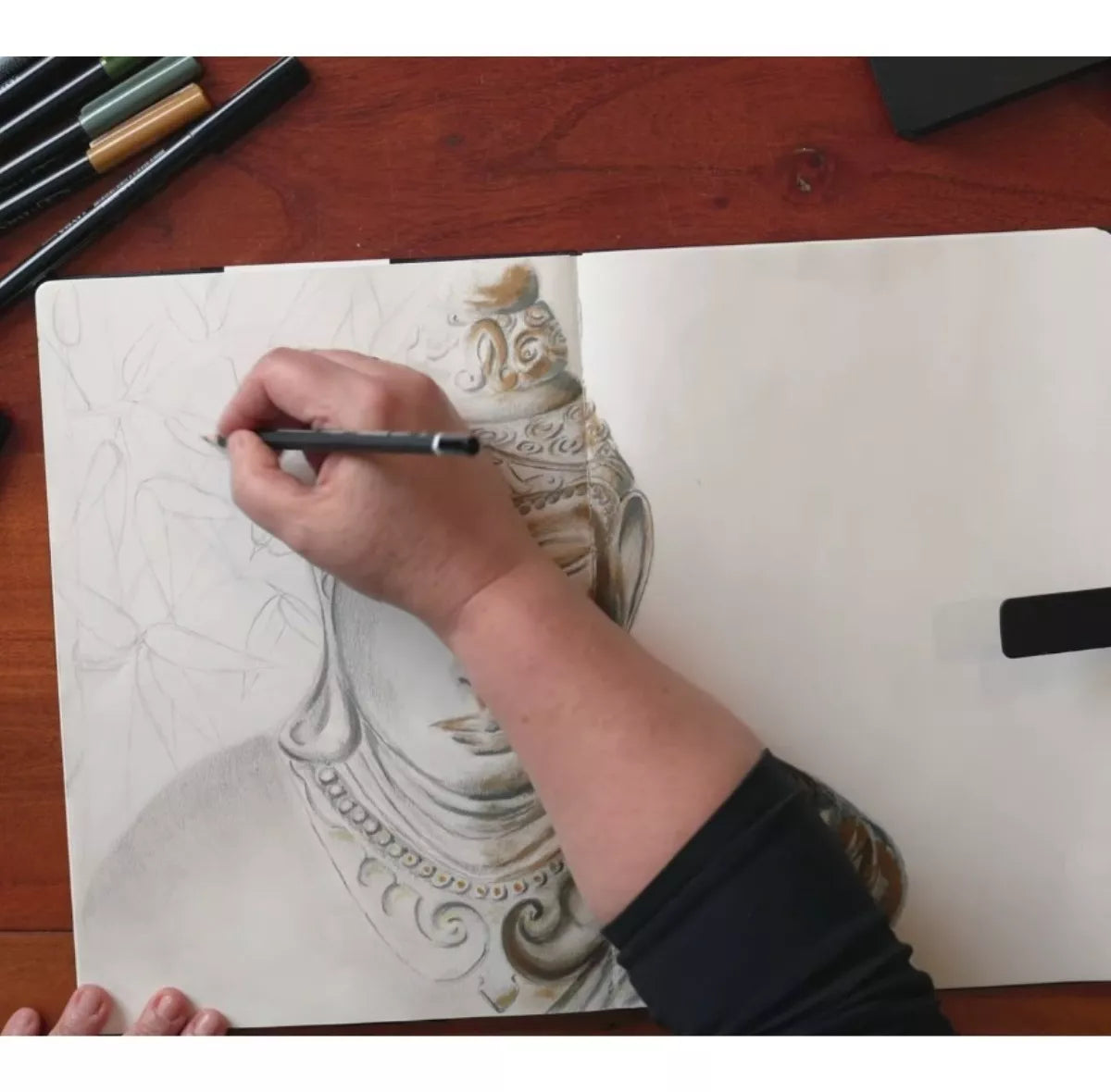 Cuaderno Dibujo Canson Bocetos Art Book 180° 80h 8.9x14cm