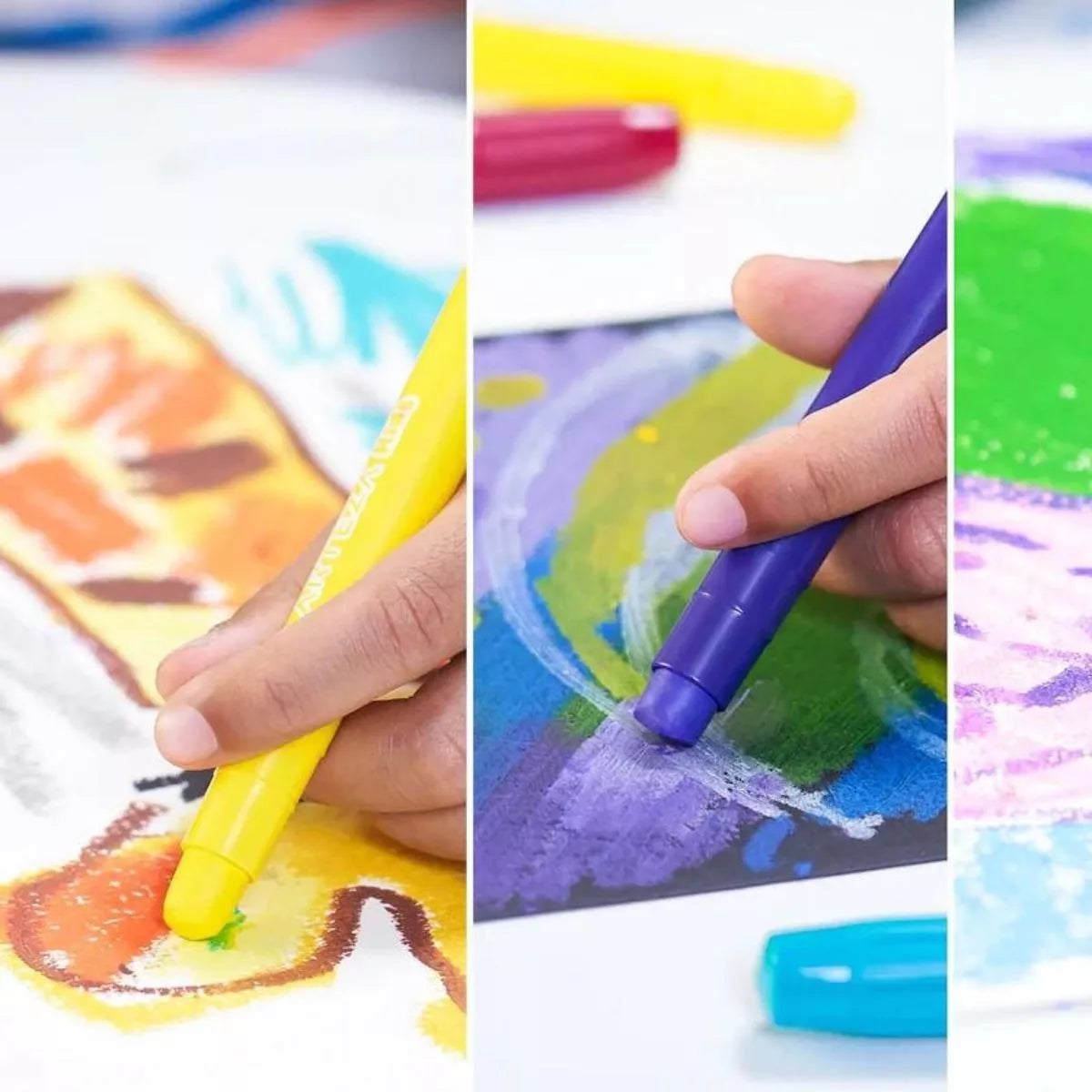 Set 16 Crayones Gel Twistables Niños Dibujo Colores Arteza