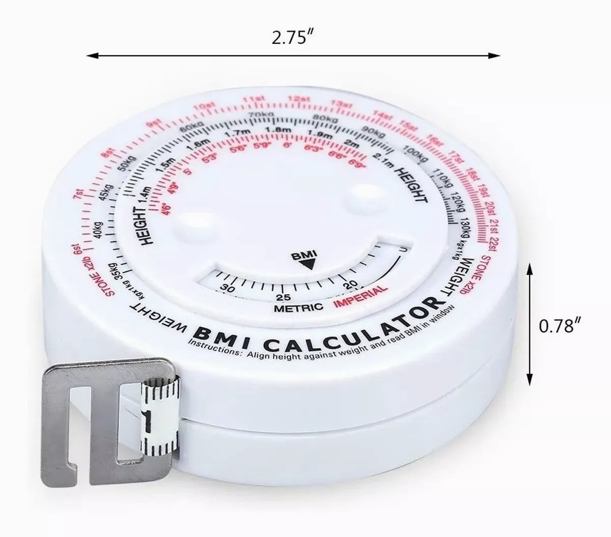 Cinta Métrica Cuerpo Índice De Masa Corporal