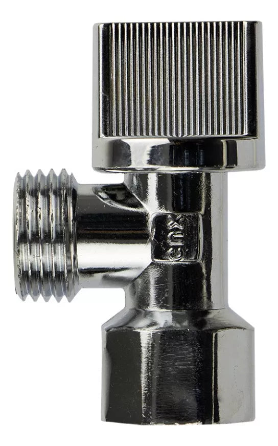 14 Pzas Valvula Angular Paso 1/2''h X 1/2''m Volante Plano