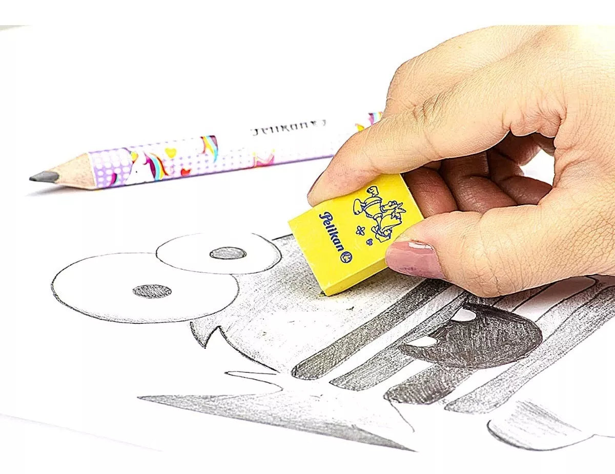 Borradores Gomas Pelikid de Colores Migajón Pelikan 6 Piezas