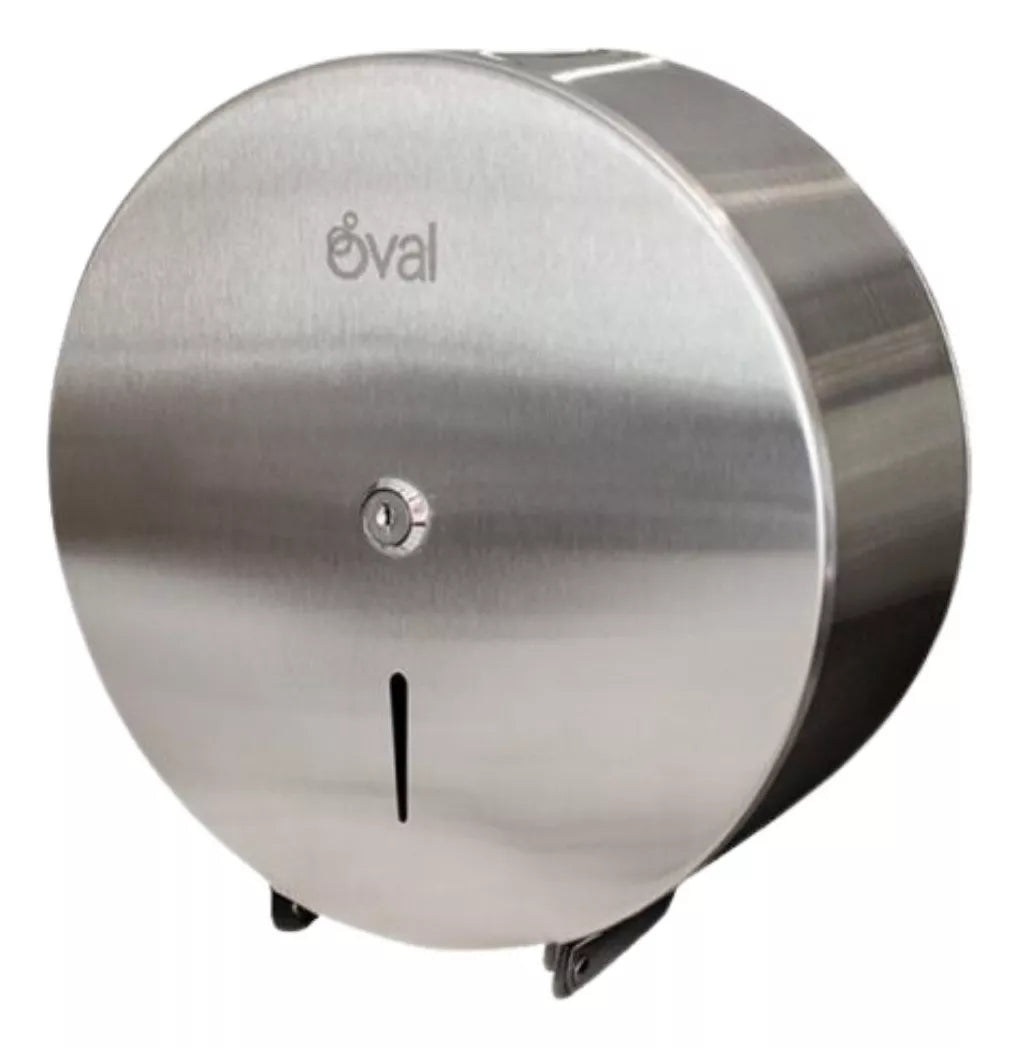 Despachador Papel Jumbo Oval Inoxidable Uso Rudo Indutrial