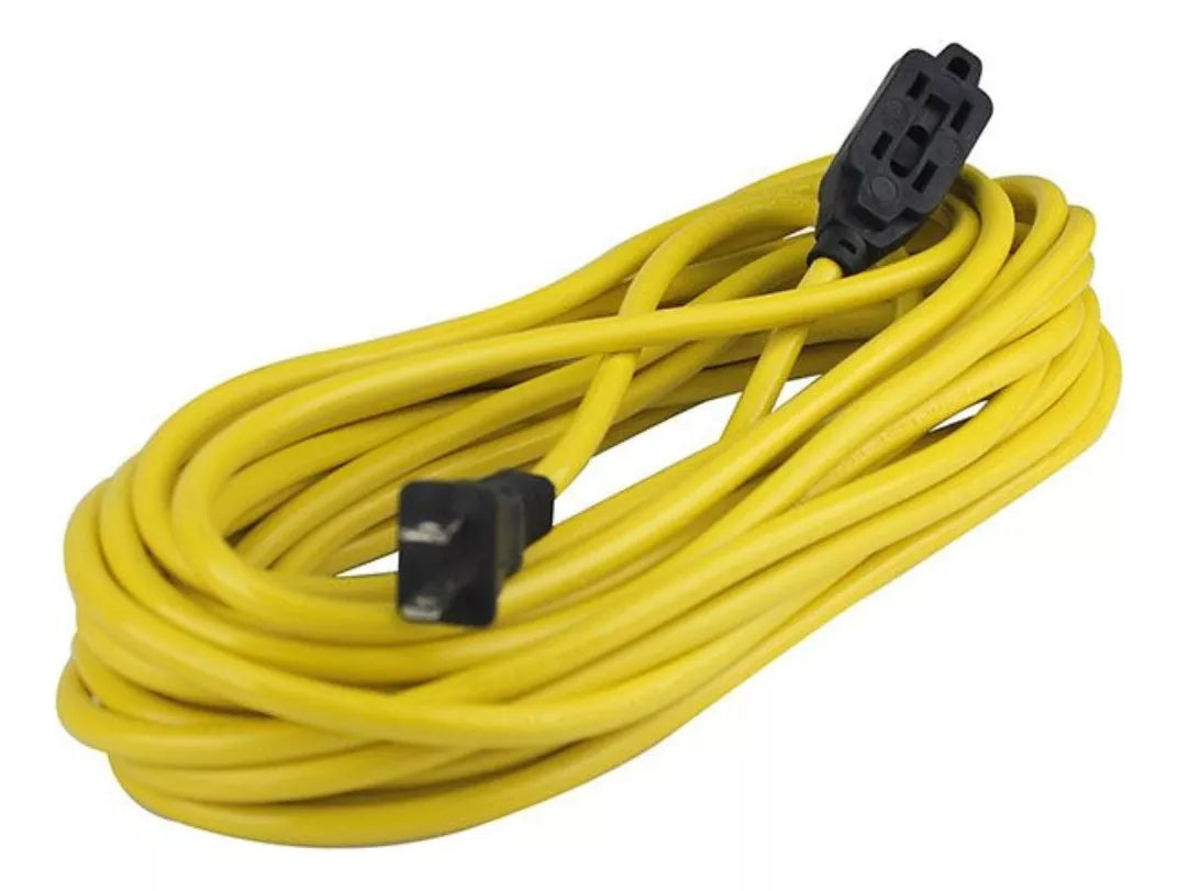 Extensión Amarilla Dos Conductores 10m Keer Uso Rudo