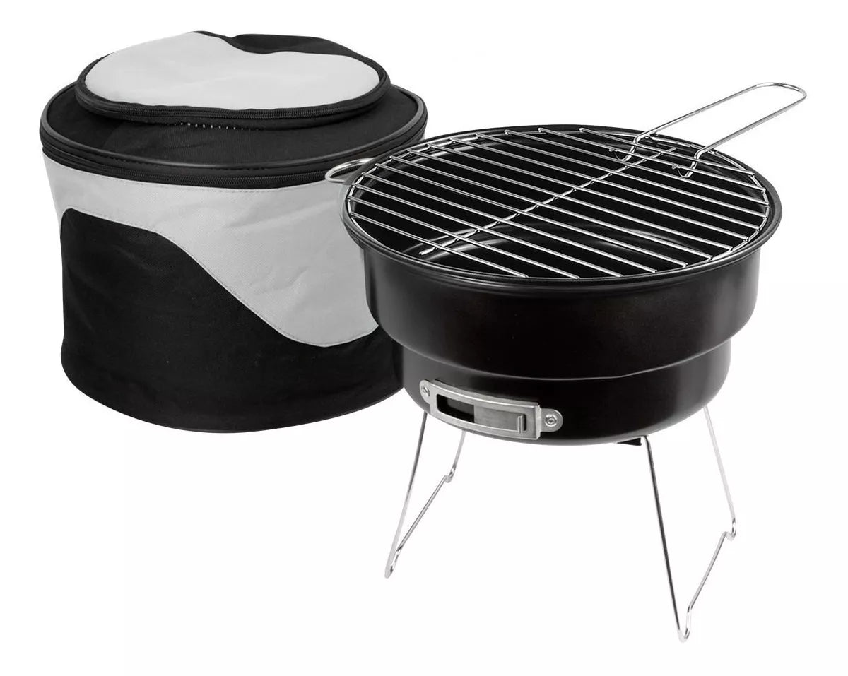 Mini Asador Parrilla Grill Carbon Hielera Portatil Acampar