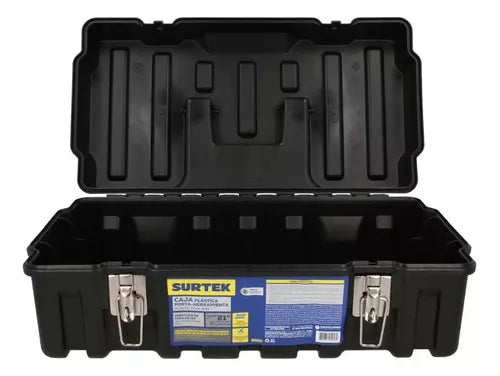 Caja Portaherramientas Surtek Plastica Negra 21''x11''x7''