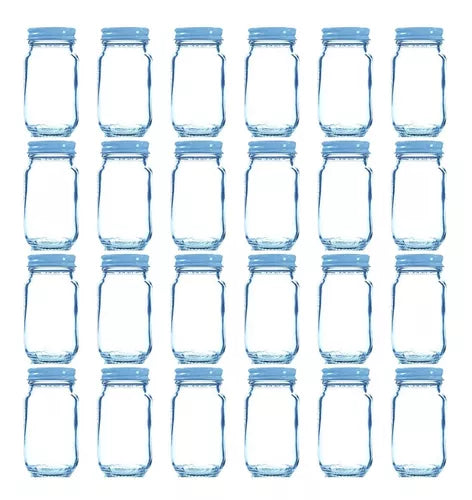 24 P Tarro Conserva Frasco Vidrio Envase Dulcero 110ml 4oz