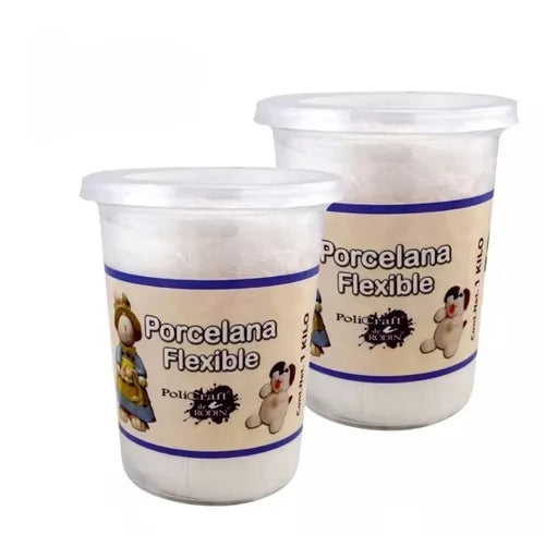 2Kg De Pasta Francesa Porcelana Flexible Policraft