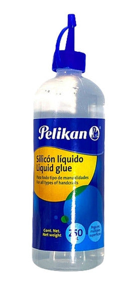 Silicon Líquido Frío Pelikan Pegamento Botella Frasco 250ml 1 Pieza