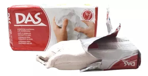 1 Kg Pasta Masa Das Blanca Modelar Cerámica Fría Sin Horno