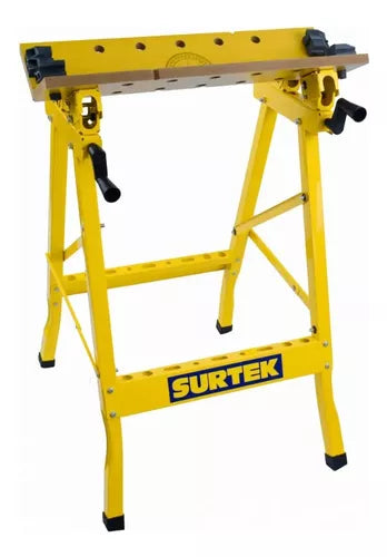 Banco Trabajo Portatil Surtek 60.5 X 64 X 81 Cm 100 Kg