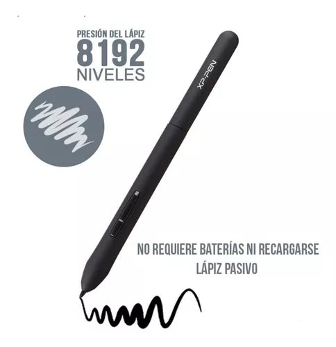 Lápiz Pasivo Sin Batería Pn01 Tableta Digitalizadora Xp-pen