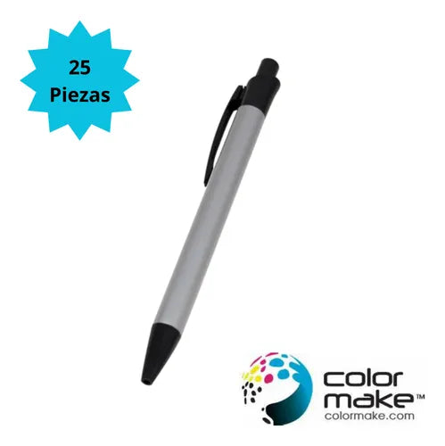 25 Pz Pluma Aluminio Mod 707 Sublimar Sublimacion Color Make