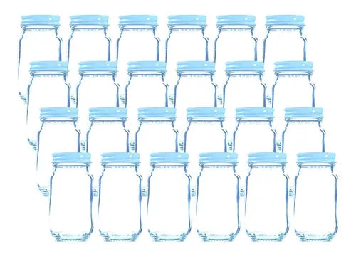 24 P Tarro Conserva Frasco Vidrio Envase Dulcero 110ml 4oz