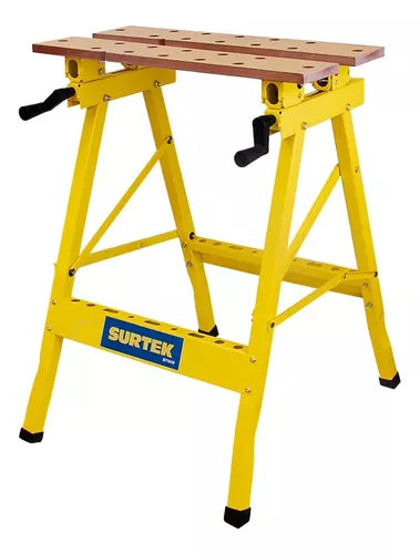 Banco Trabajo Portatil Surtek 60.5 X 64 X 81 Cm 100 Kg