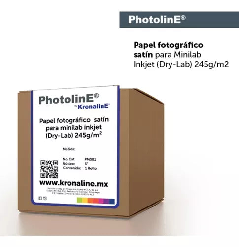 Papel Fotografico Profesional Satinado Kronaline Rollo Pms03
