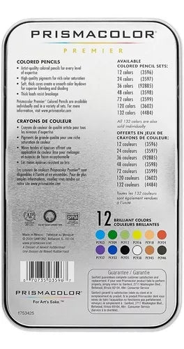 Lápices de Colores Profesionales Prismacolor Premier con 12 piezas - MarchanteMX