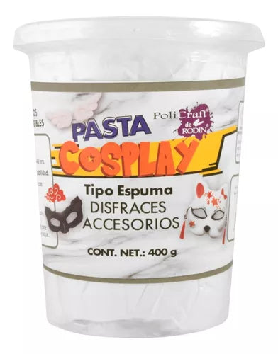 Pasta Moldeable Cosplay Policraft Tipo Espuma Disfraces 400g - MarchanteMX