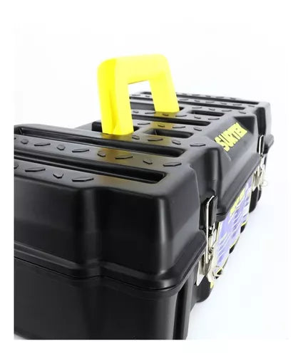 Caja Portaherramientas Surtek Plastica Negra 21''x11''x7''