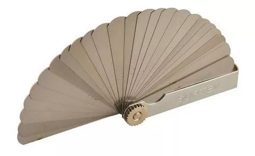 Calibrador Metrico 25 Hojas Surtek Acero Uso Profesional