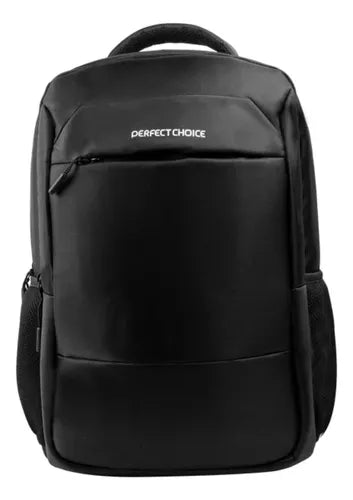 Mochila Negra Laptop 15.6 Pulgadas Perfect Choice Fearless