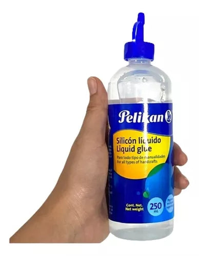Silicon Líquido Frío Pelikan Pegamento Botella Frasco 250ml 1 Pieza