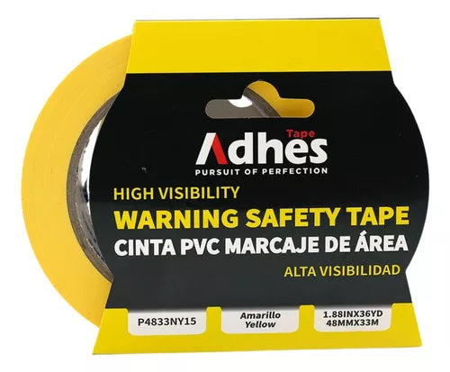 Cinta Delimitadora Area Marcaje Pisos Adhes 48mmx33m Elegir Color