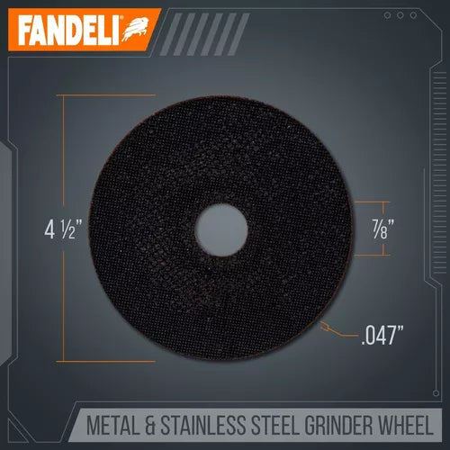 Disco Duo Corte Acero/ Inox Fandeli Dcd-108 4.5 PuLG 25 Pz