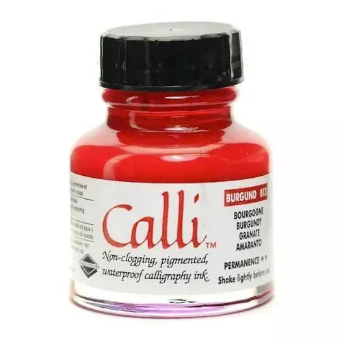 Tinta Acrílica Caligrafía Calli Ink Daler 29ml Escoge Color Borgoña - Dixon Arte