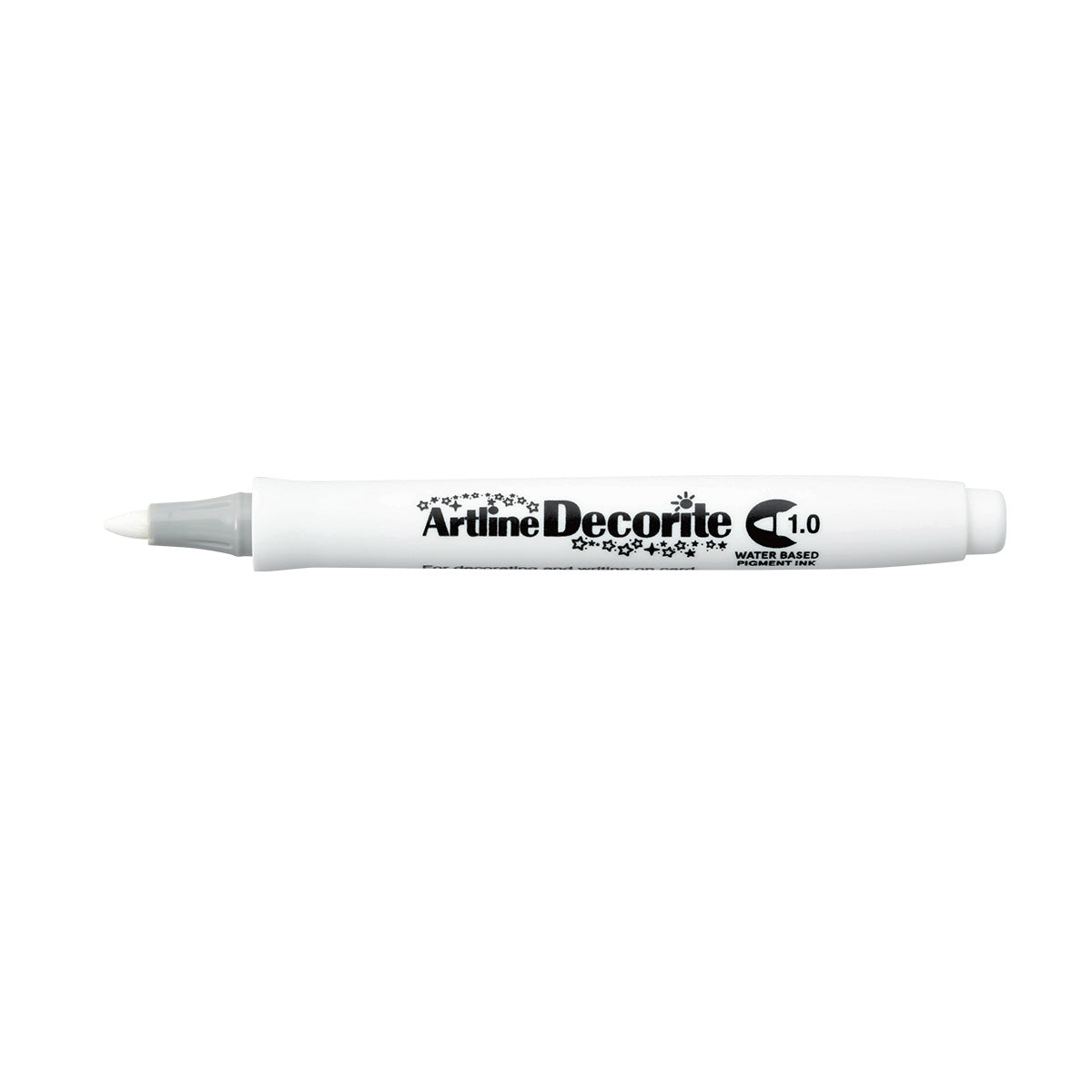 Marcador Multiusos Artline Decorite Blanco Punta Pincel