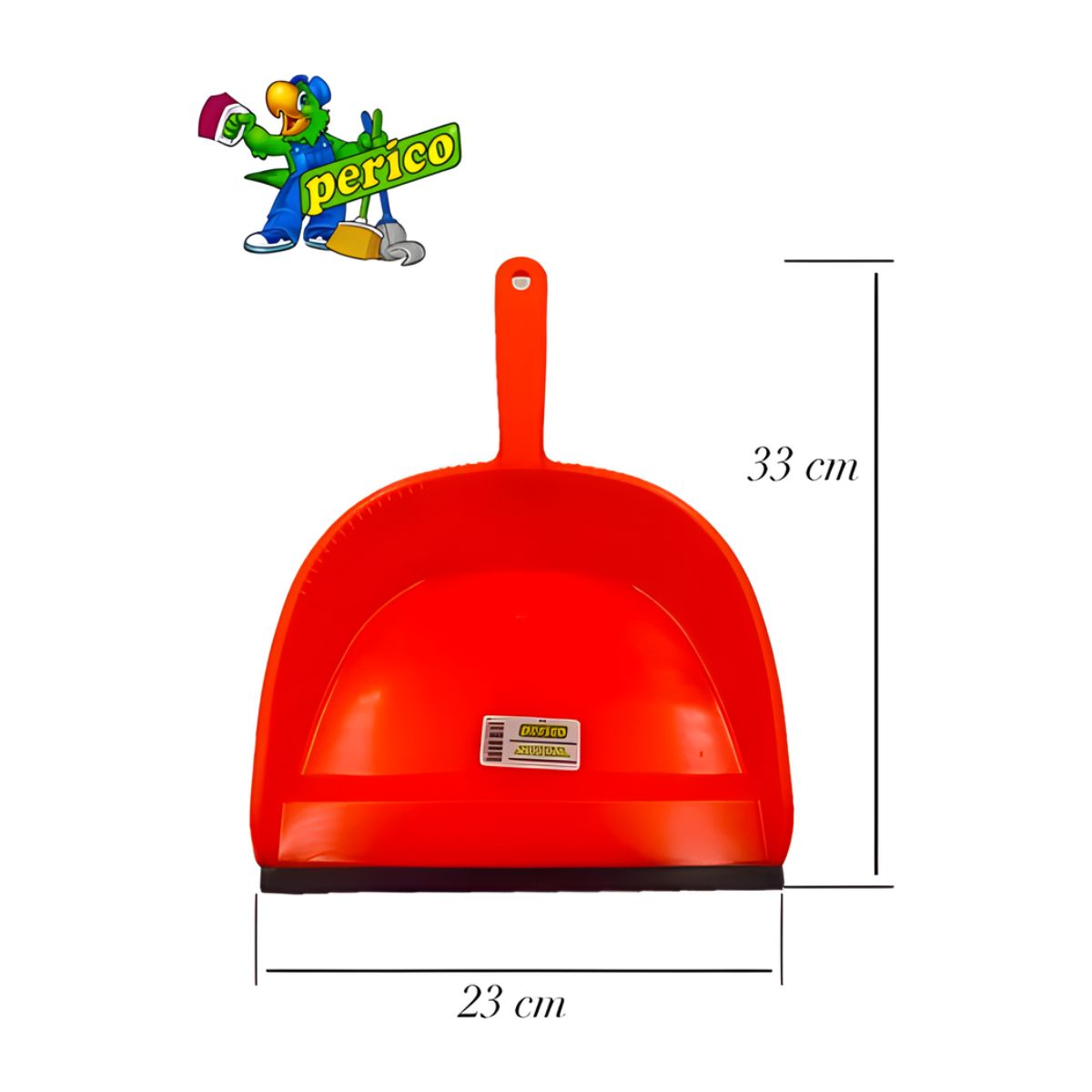 Recogedor Plastico Perico Quita Pelusa Colores Color Rojo