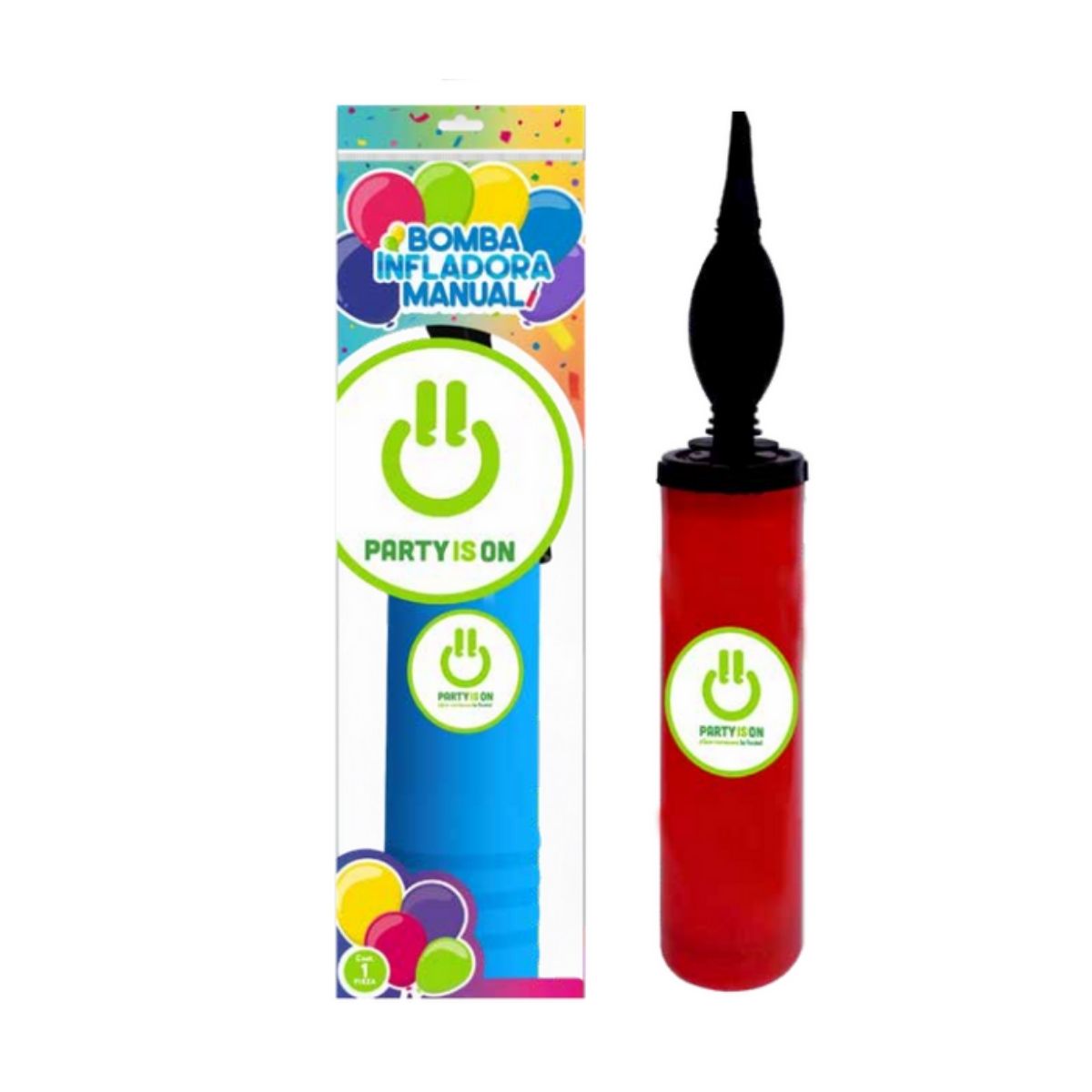 Bomba Party Is On Infladora Manual Para Globos Fiestas