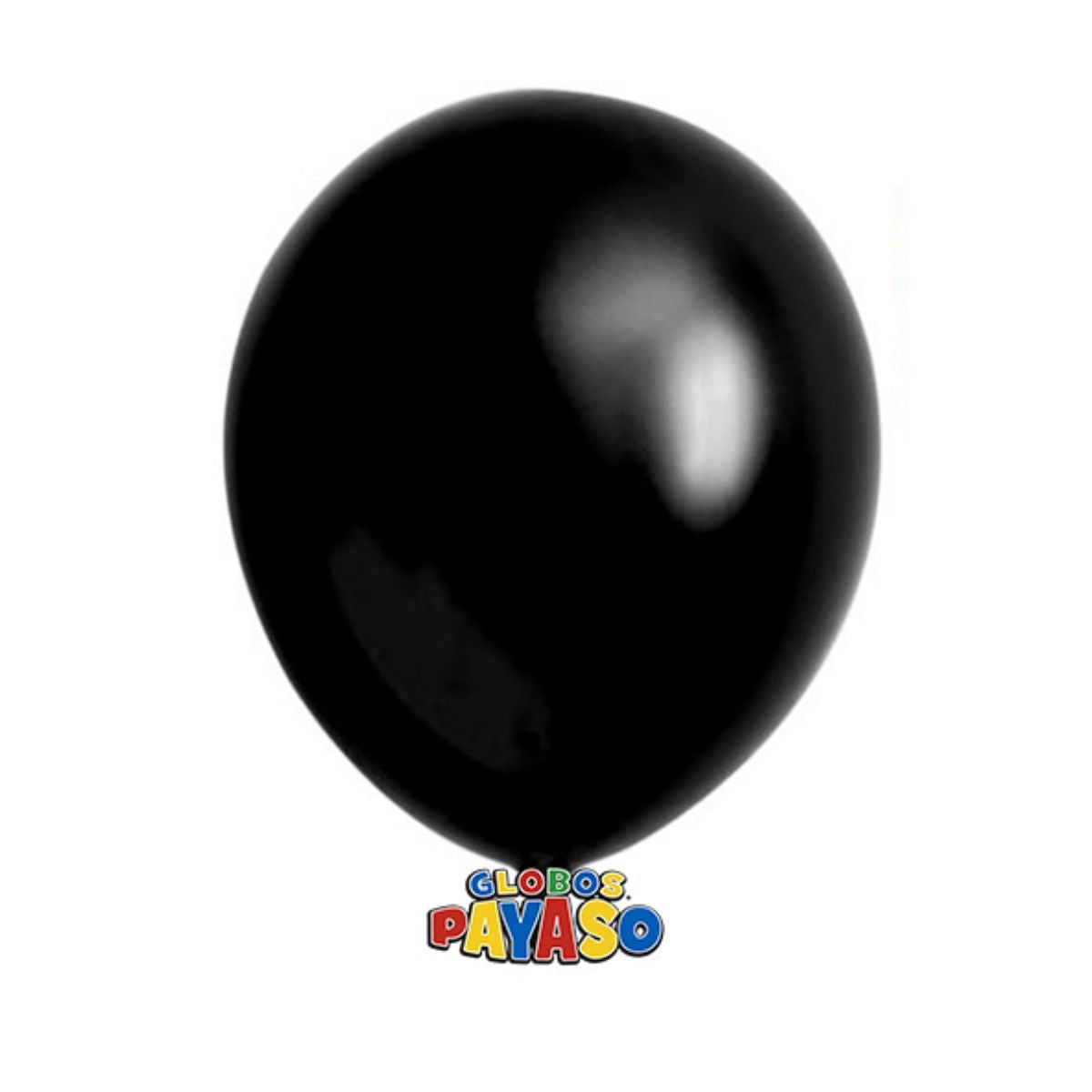 100pz Globos Payaso Color Negro N°#12 Decoracion Fiestas