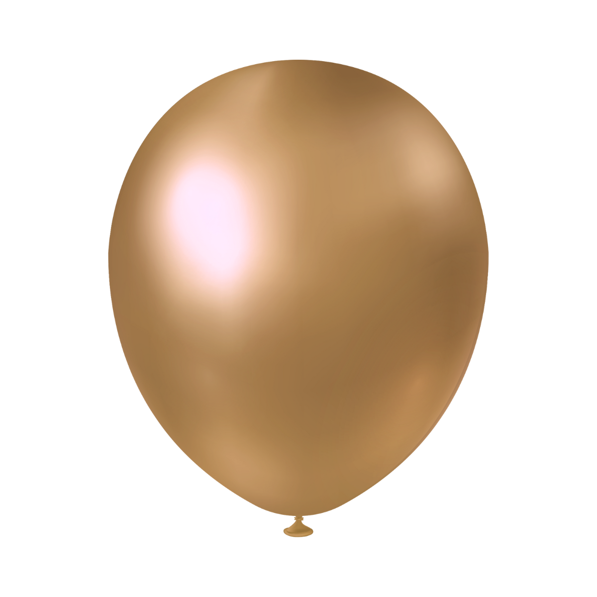 Globos Payaso Metálico Plateado N°5 100pz