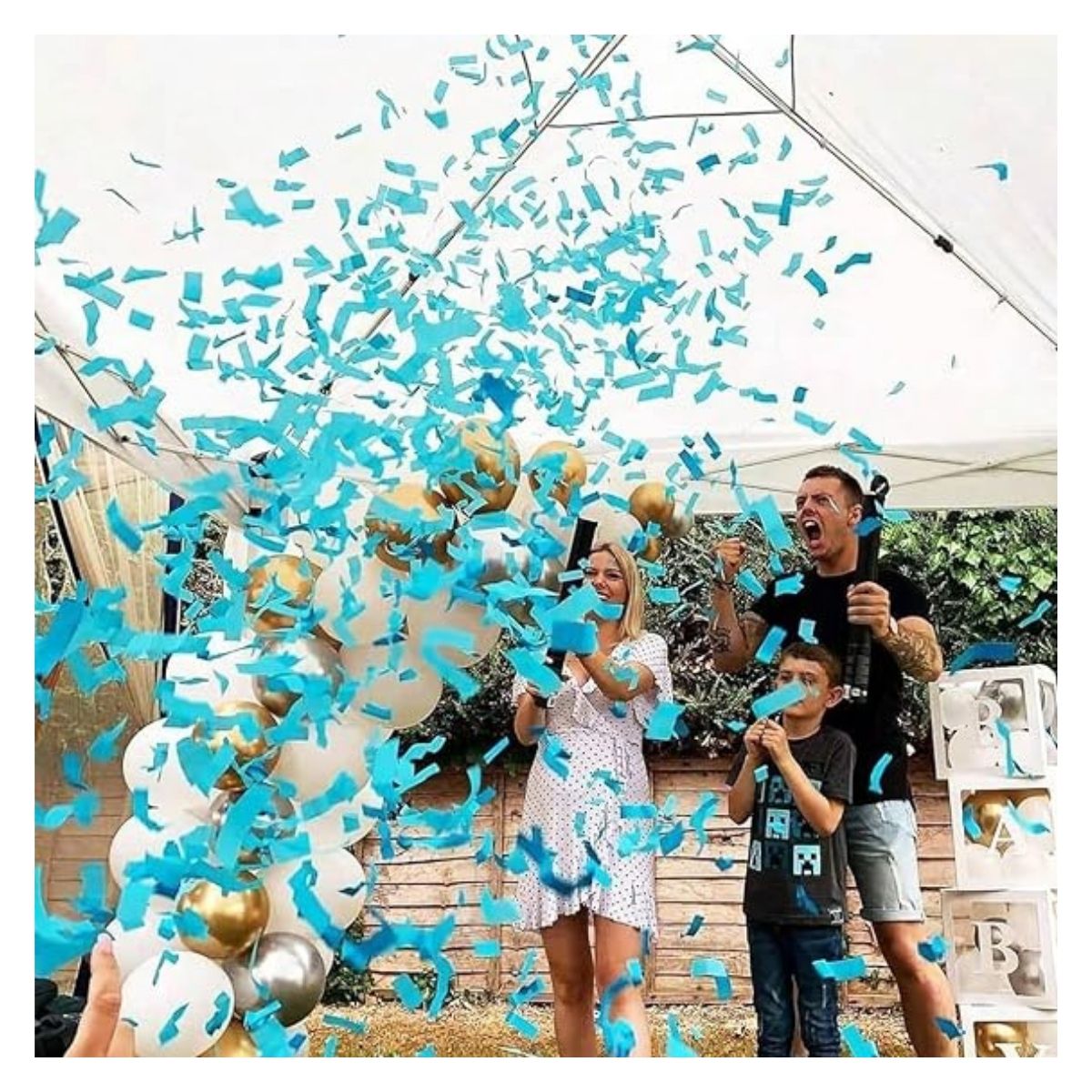 Party Popper Partyison Confeti Revelacion Genero Niño