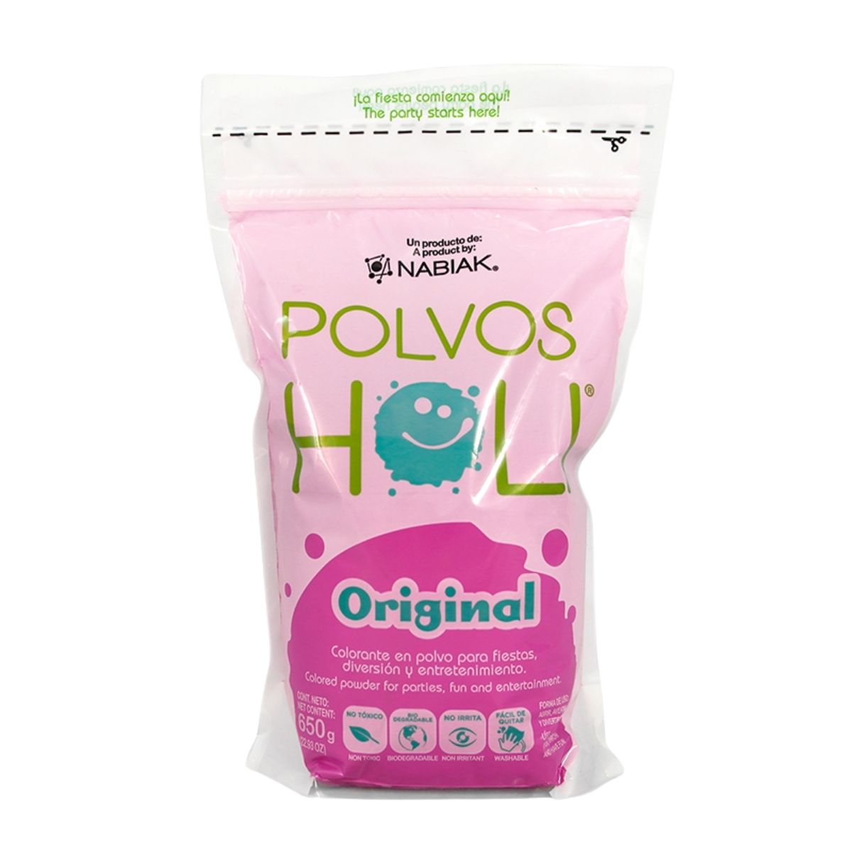 Polvos Holi Maxibolsa Original Fuscia 650gr