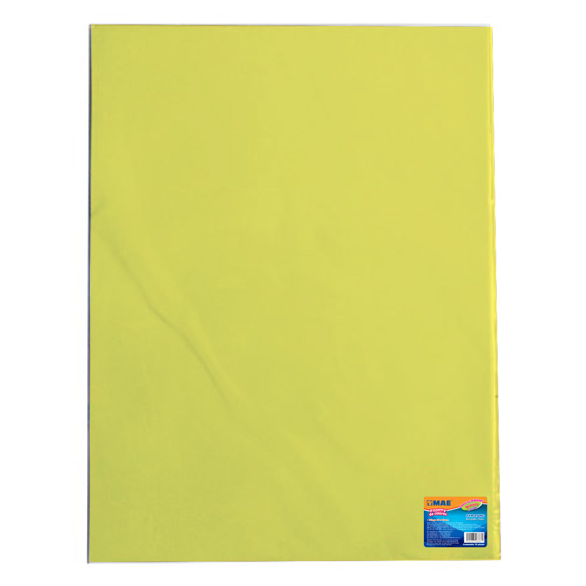 10pzs Foamy Mae 70 X 95 Cm Tamaño Pliego Colores Lisos