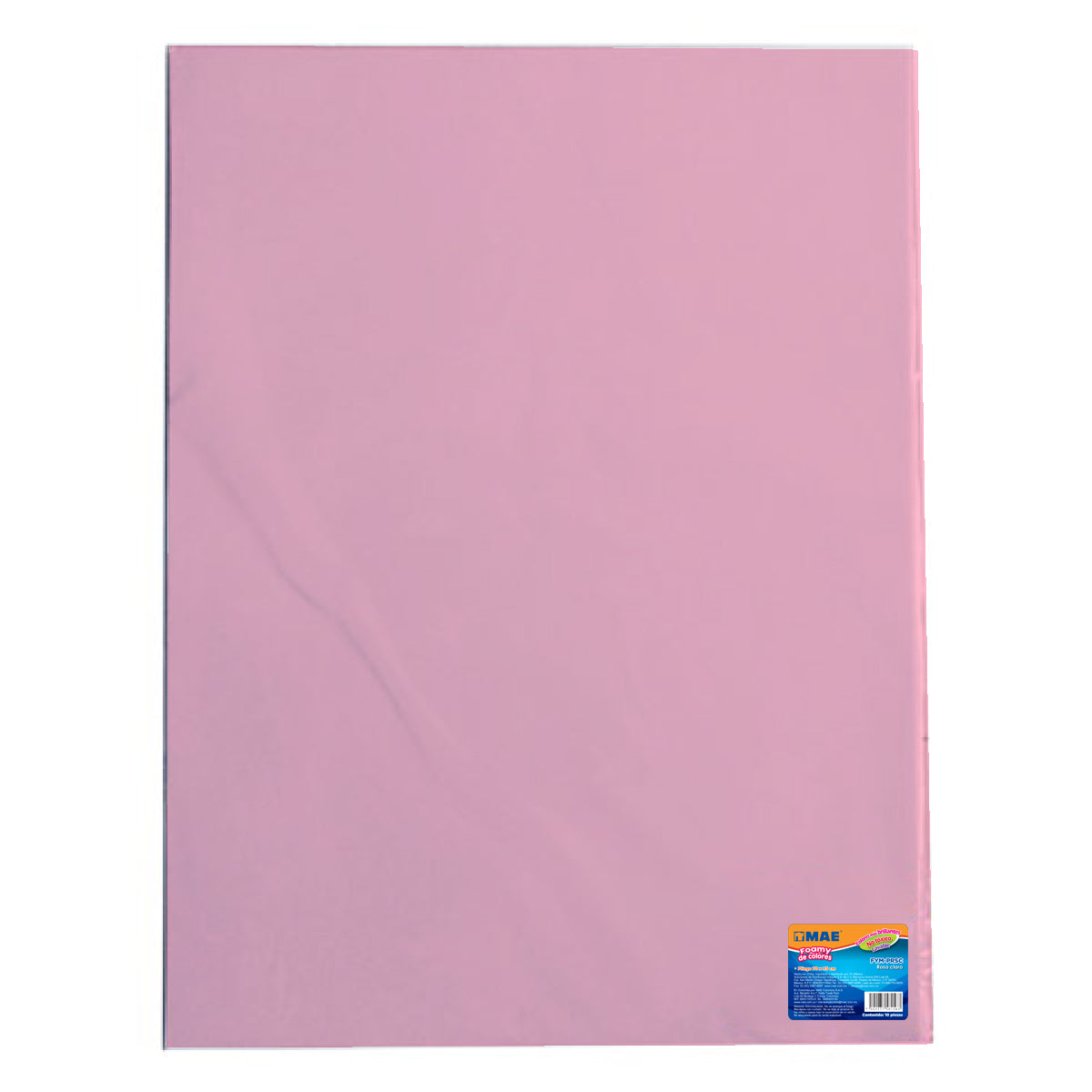 10pzs Foamy Mae 70 X 95 Cm Tamaño Pliego Colores Lisos
