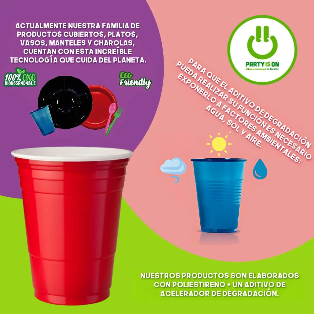 4 Paquetes 3 Charolas Botaneras Rectangulares 3 Divisiones Dorada Party is on - PARTY IS ON - empaque