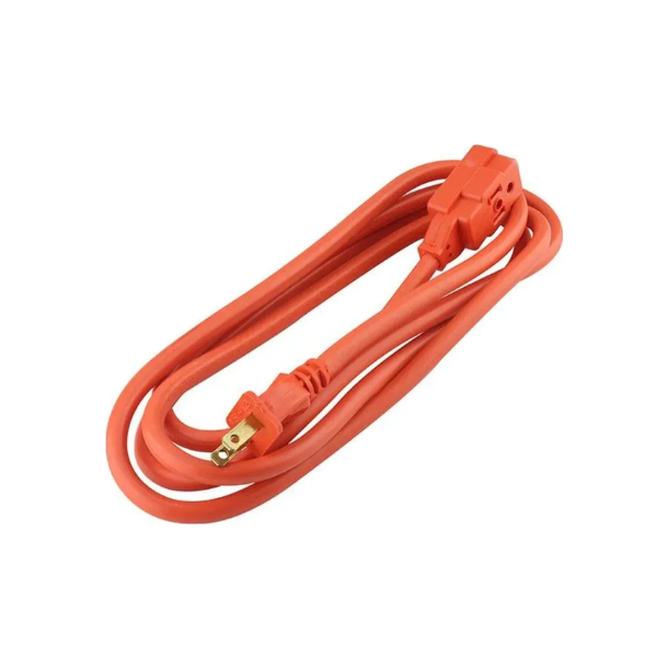 Extension Sanelec 2406 Naranja 3 Contactos 2m Uso Rudo Reforzada