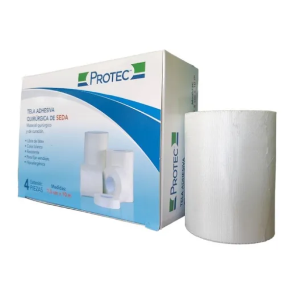 4pz Cinta Microporosa Protec Micropore 7.50cmx10m Curacion