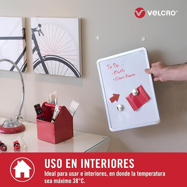 10 piezas Círculos Sujetadores Adhesivos VELCRO®