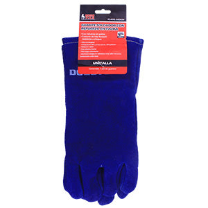 Guante Soldador Azul Dogotuls Refuerzo Palma Hilo Kevlar