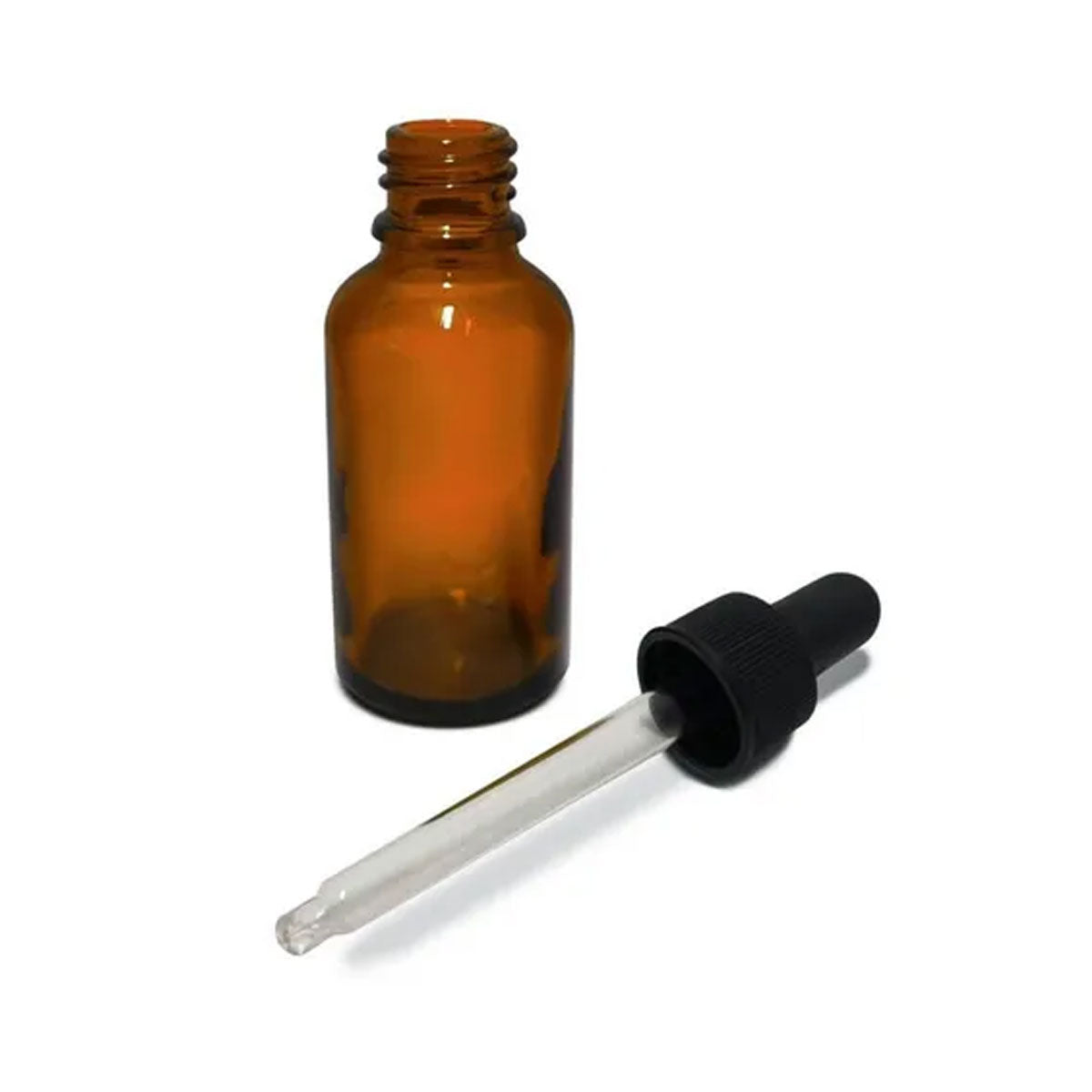 6 Frasco Botella Tapa Gotero Hermetico Vidrio 30 ml Ambar